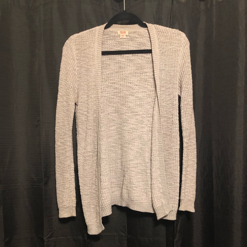 Gray Sweater Cardigan
